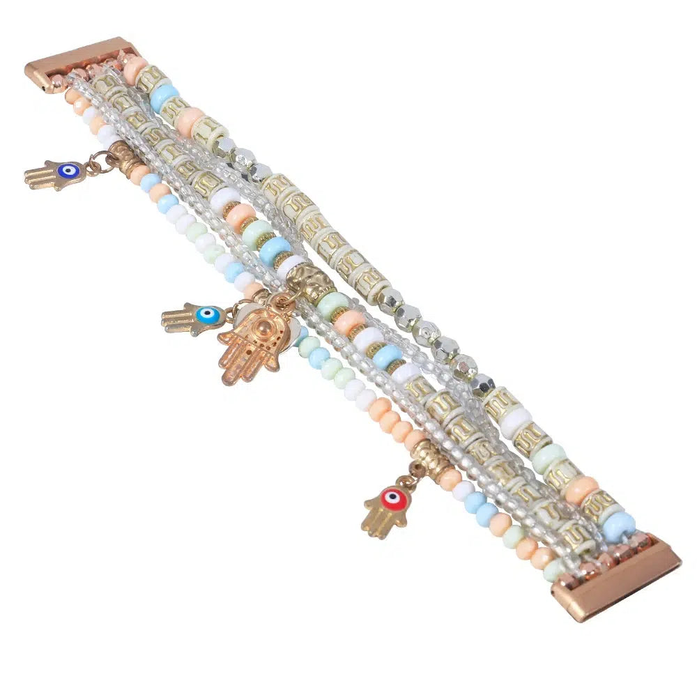 Boho Beaded Watchband for Fitbit, Versa Sense