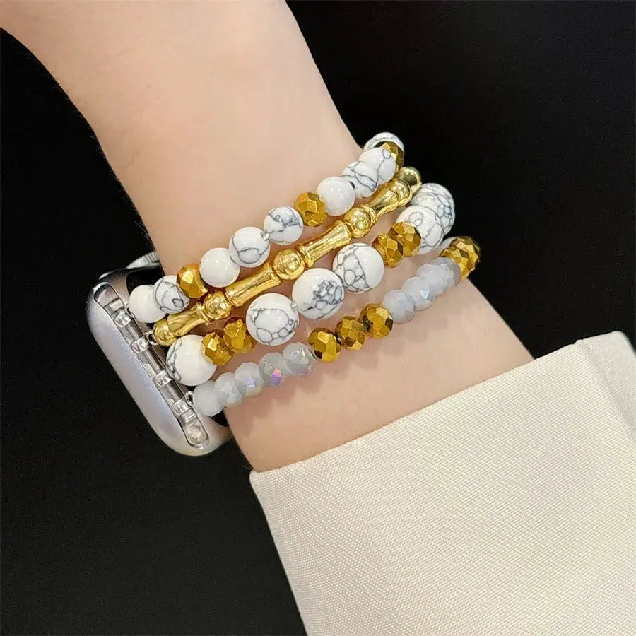 Boho Natural Stone iWatch Band