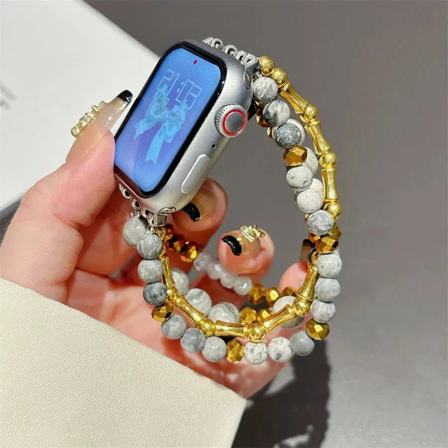 Boho Natural Stone iWatch Band