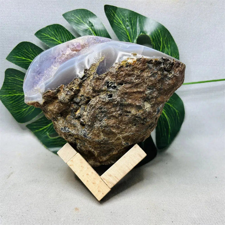 Brazilian Agate Amethyst Geode