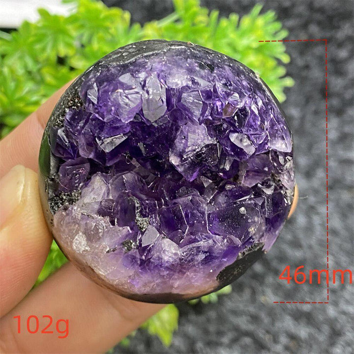 Brazilian Amethyst Drusy Sphere