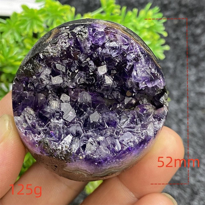 Brazilian Amethyst Drusy Sphere