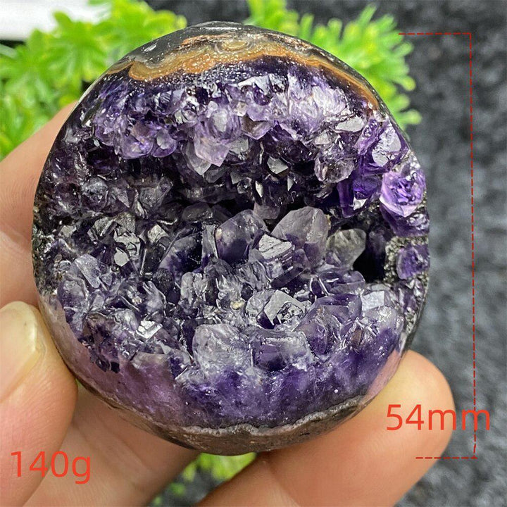 Brazilian Amethyst Drusy Sphere