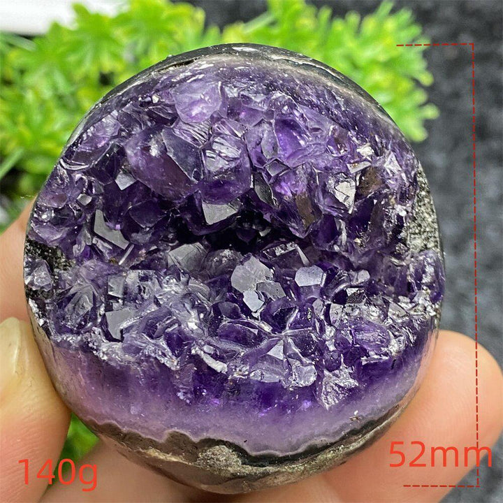 Brazilian Amethyst Drusy Sphere