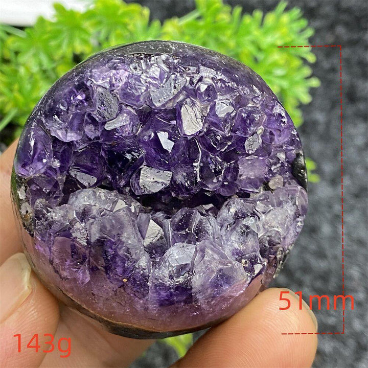 Brazilian Amethyst Drusy Sphere