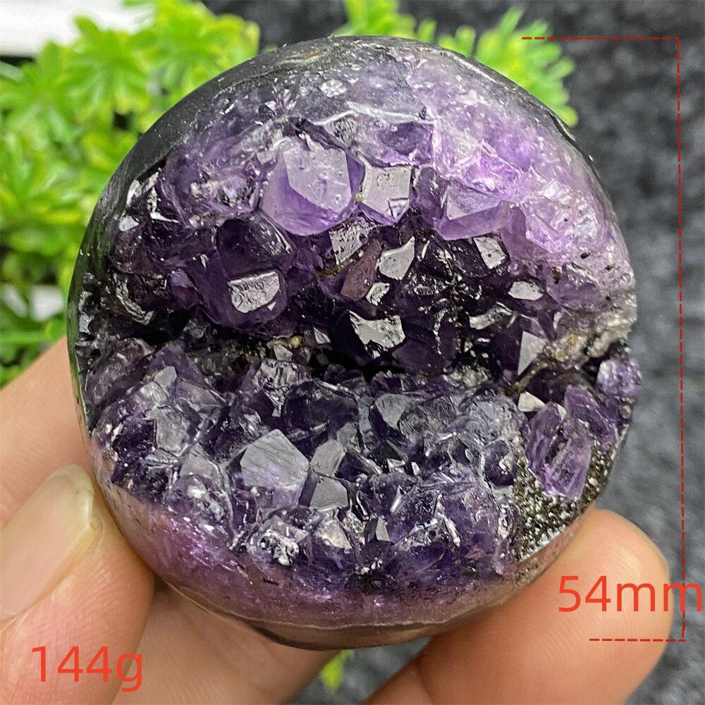 Brazilian Amethyst Drusy Sphere