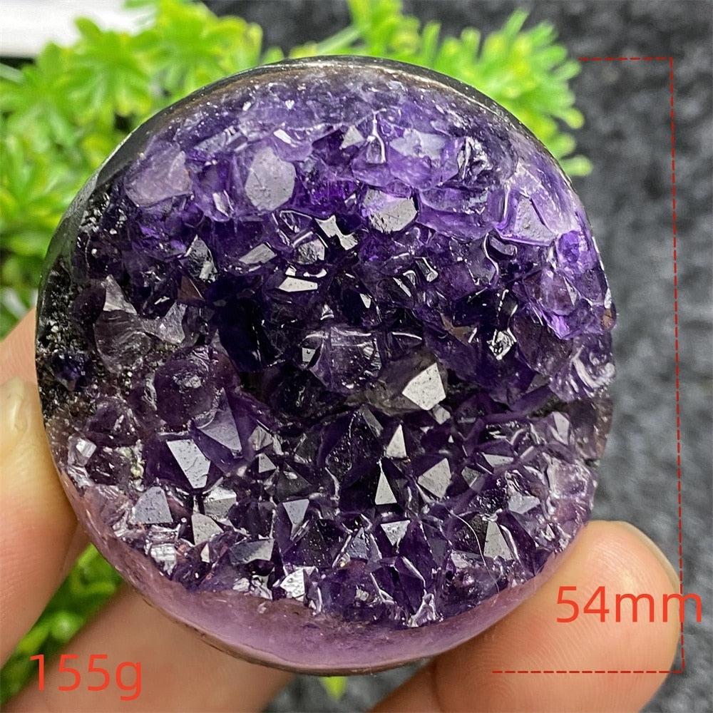 Brazilian Amethyst Drusy Sphere