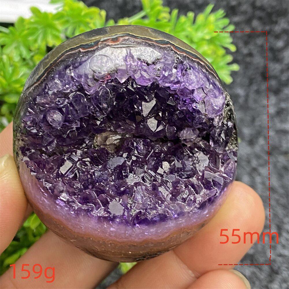 Brazilian Amethyst Drusy Sphere