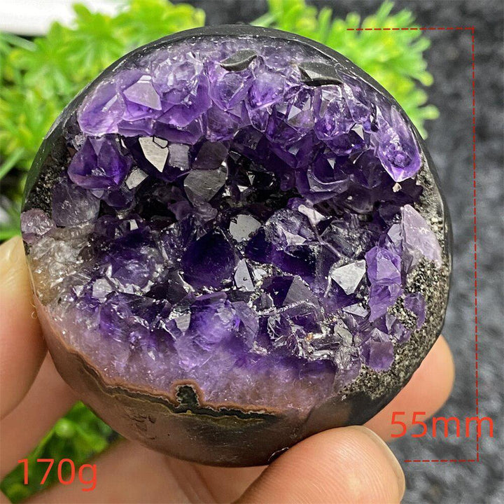 Brazilian Amethyst Drusy Sphere