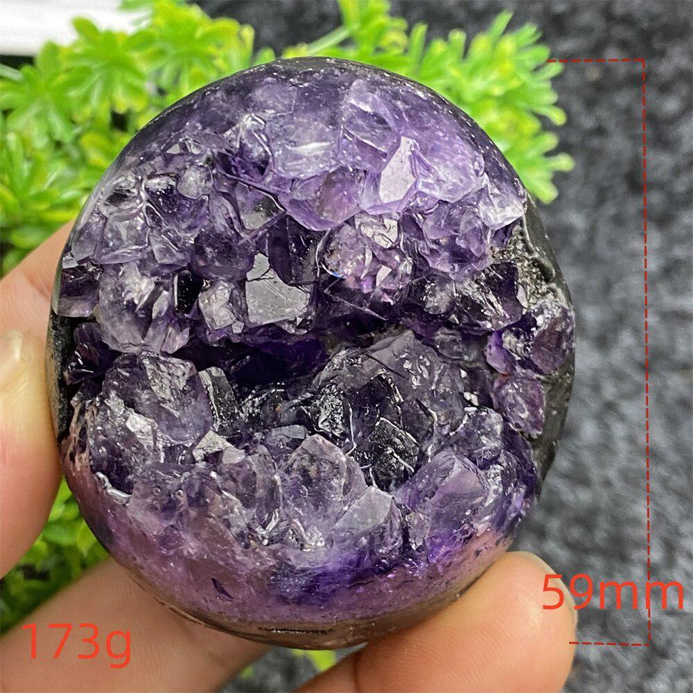 Brazilian Amethyst Drusy Sphere