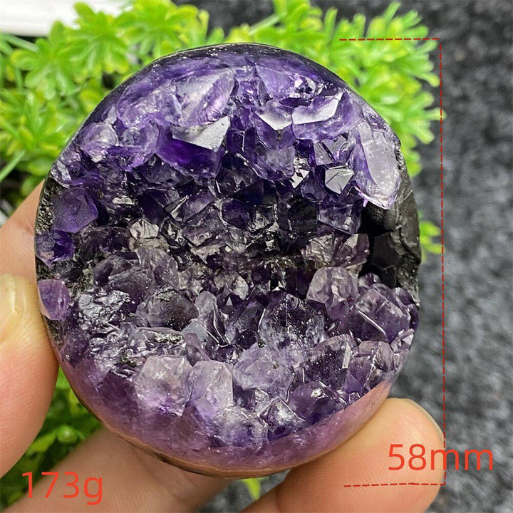 Brazilian Amethyst Drusy Sphere