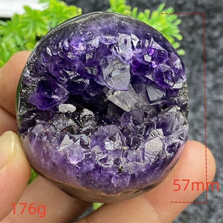 Brazilian Amethyst Drusy Sphere