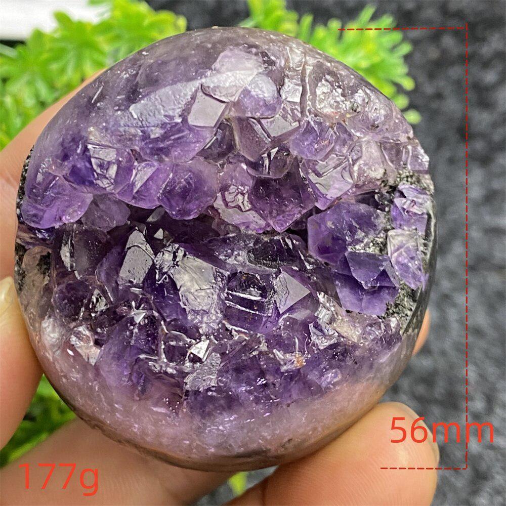 Brazilian Amethyst Drusy Sphere