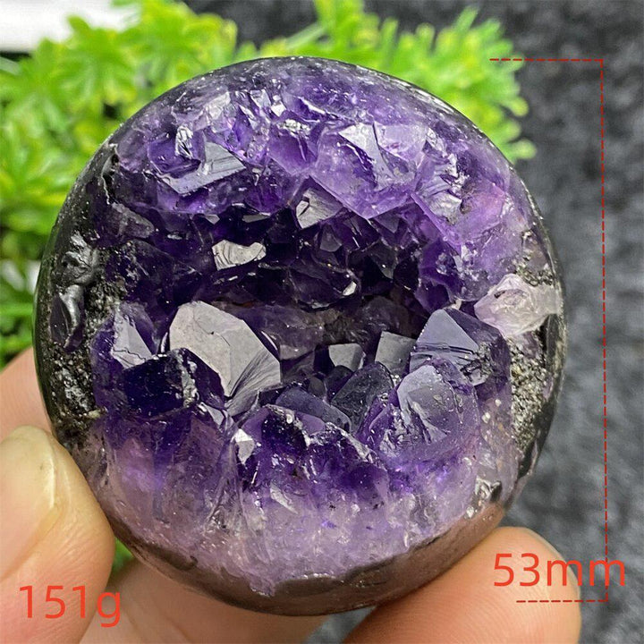 Brazilian Amethyst Drusy Sphere