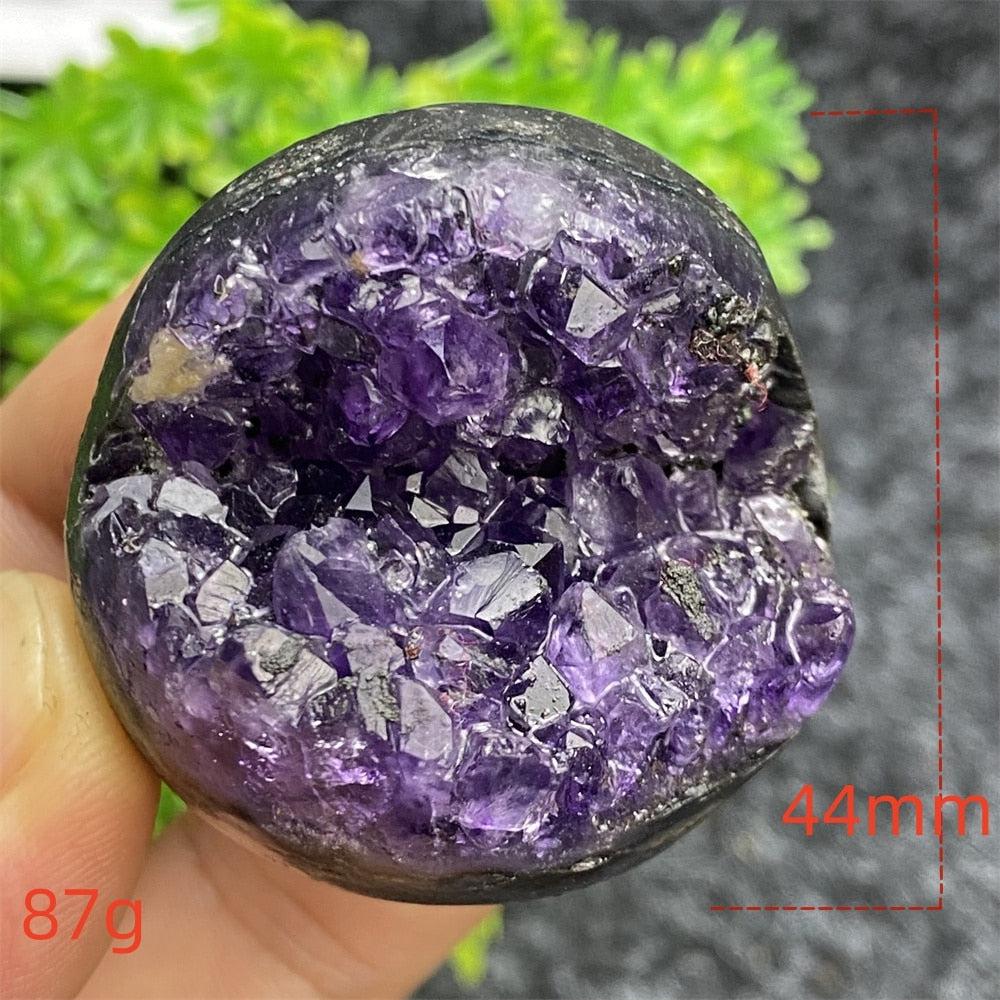 Brazilian Amethyst Drusy Sphere