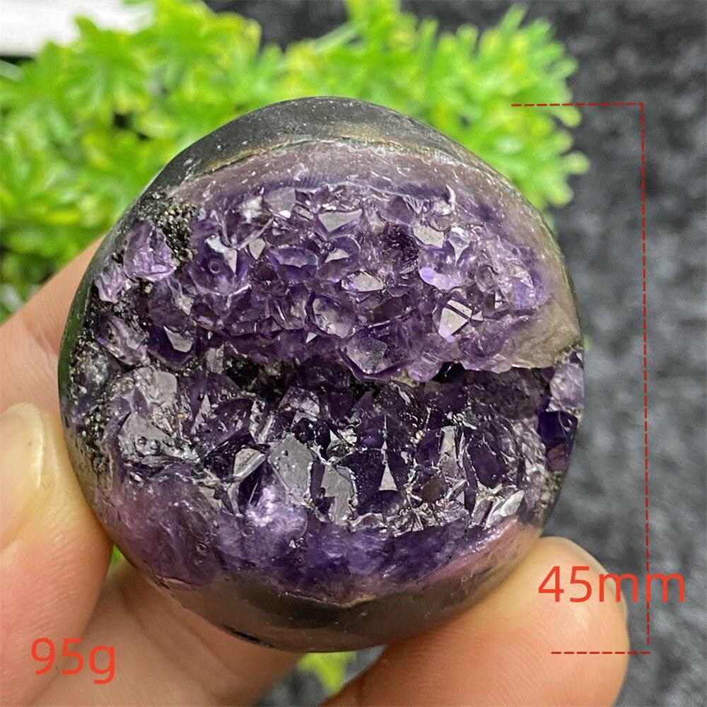 Brazilian Amethyst Drusy Sphere