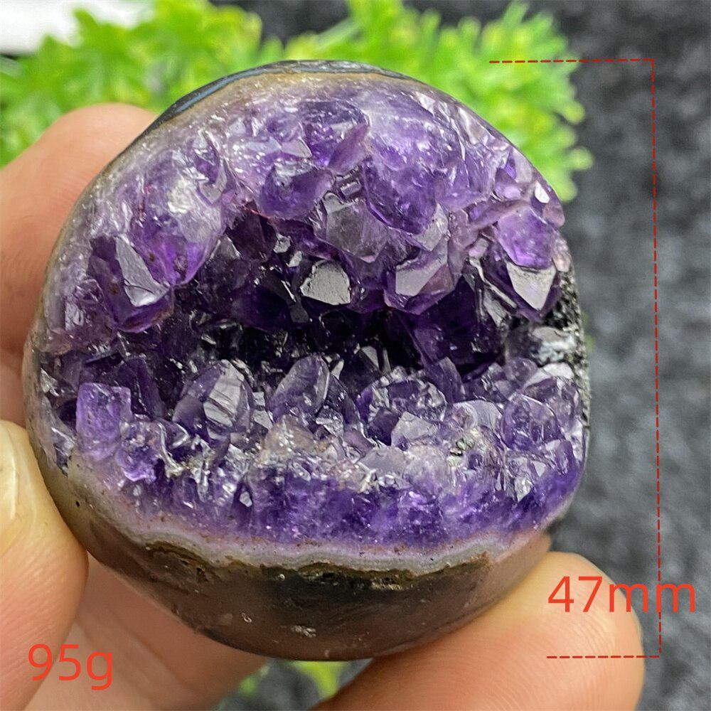 Brazilian Amethyst Drusy Sphere