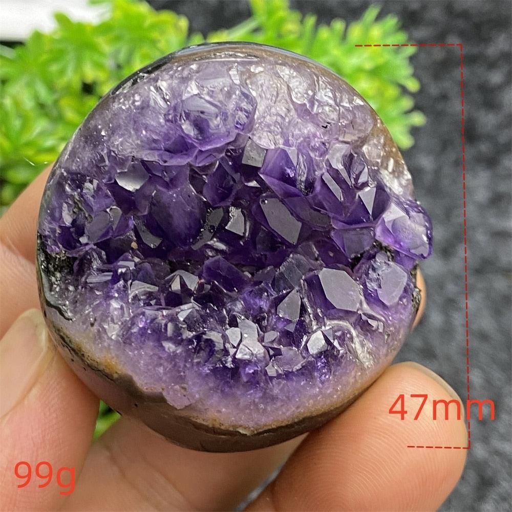 Brazilian Amethyst Drusy Sphere