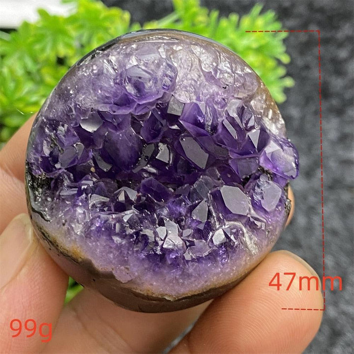 Brazilian Amethyst Drusy Sphere