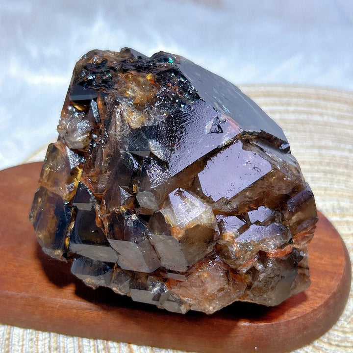 Brazilian Skeletal Black Quartz Cluster