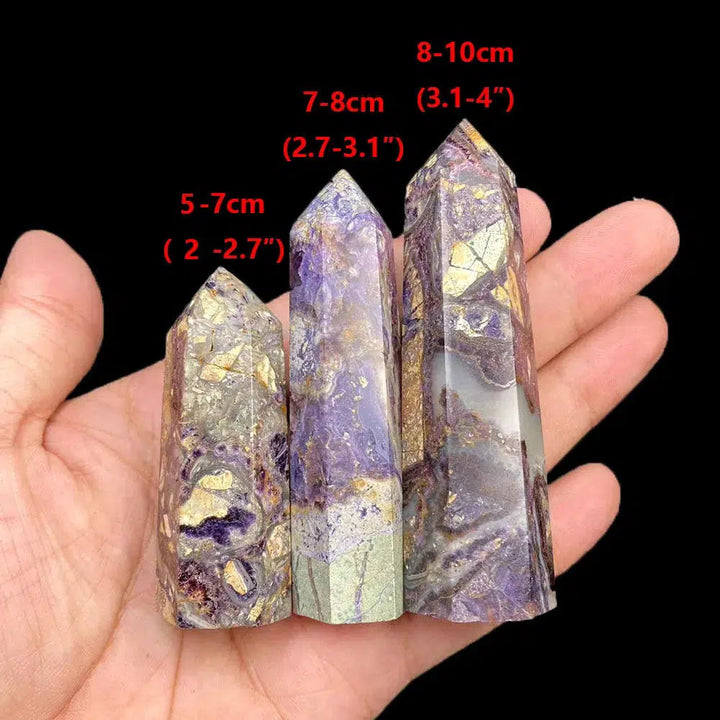 Brecciated Fluorite Jasper Tower