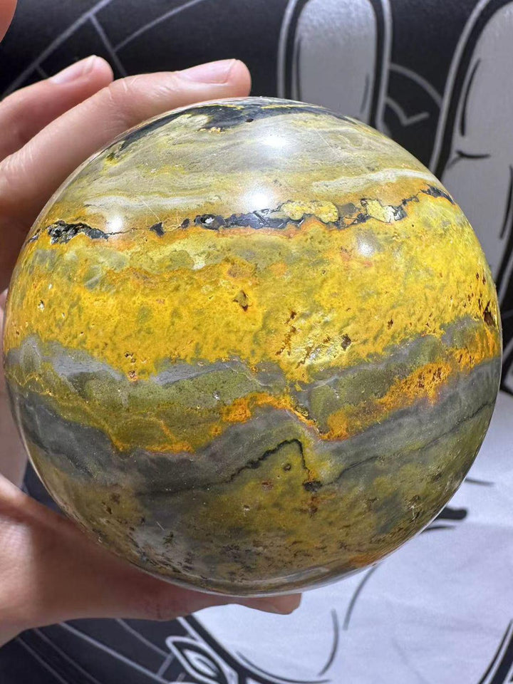 Bumblebee Jasper Crystal Sphere