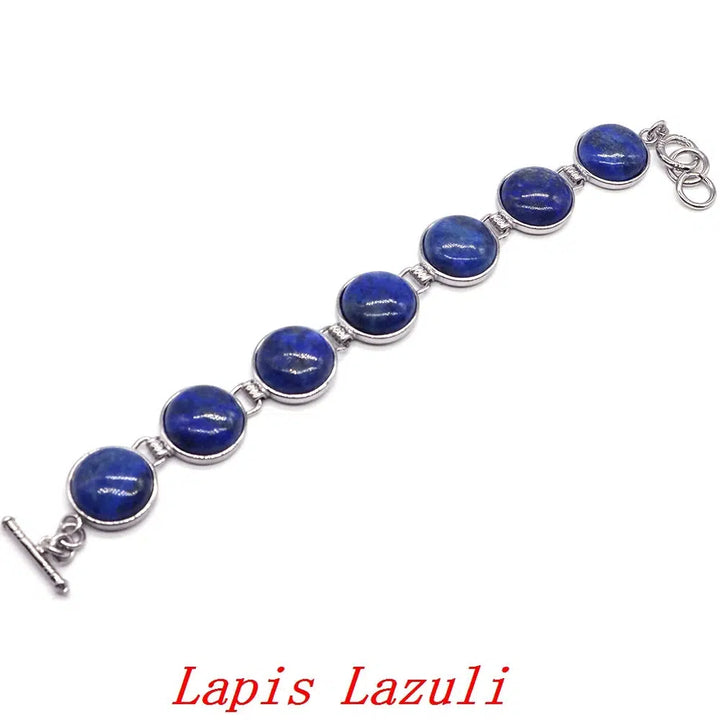 Cabochon Crystal Round Beads Bracelet