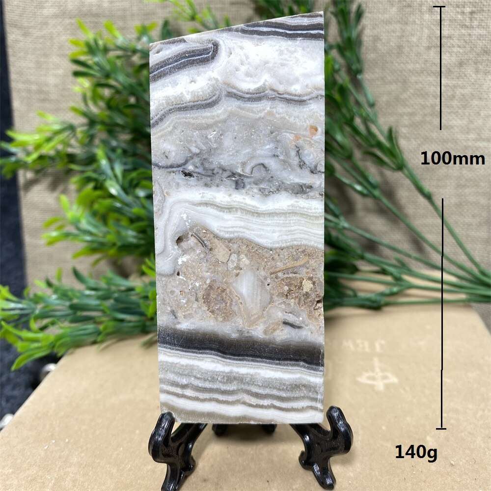 Calcite Banded Slab + Stand