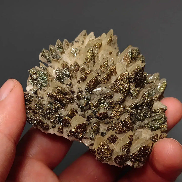 Calcite and Pyrite Mineral Specimen