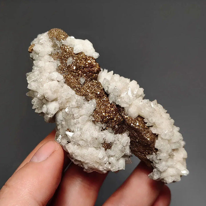 Calcite and Pyrite Mineral Specimen