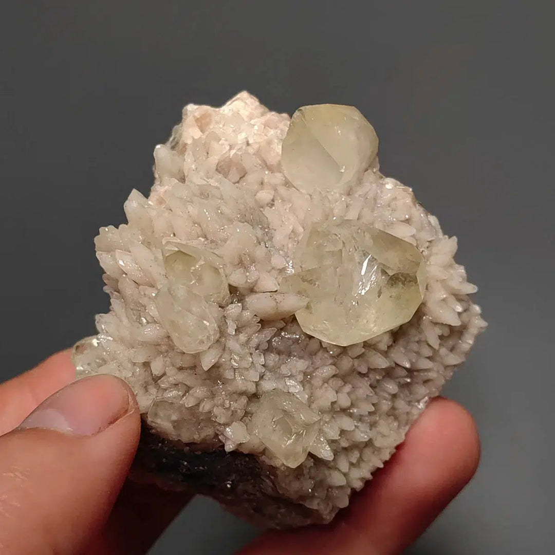 Calcite and Pyrite Mineral Specimen