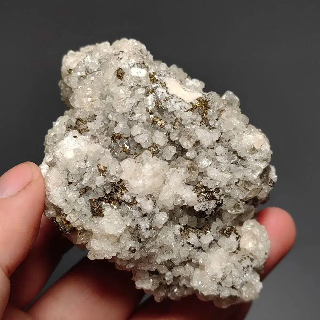 Calcite and Pyrite Mineral Specimen