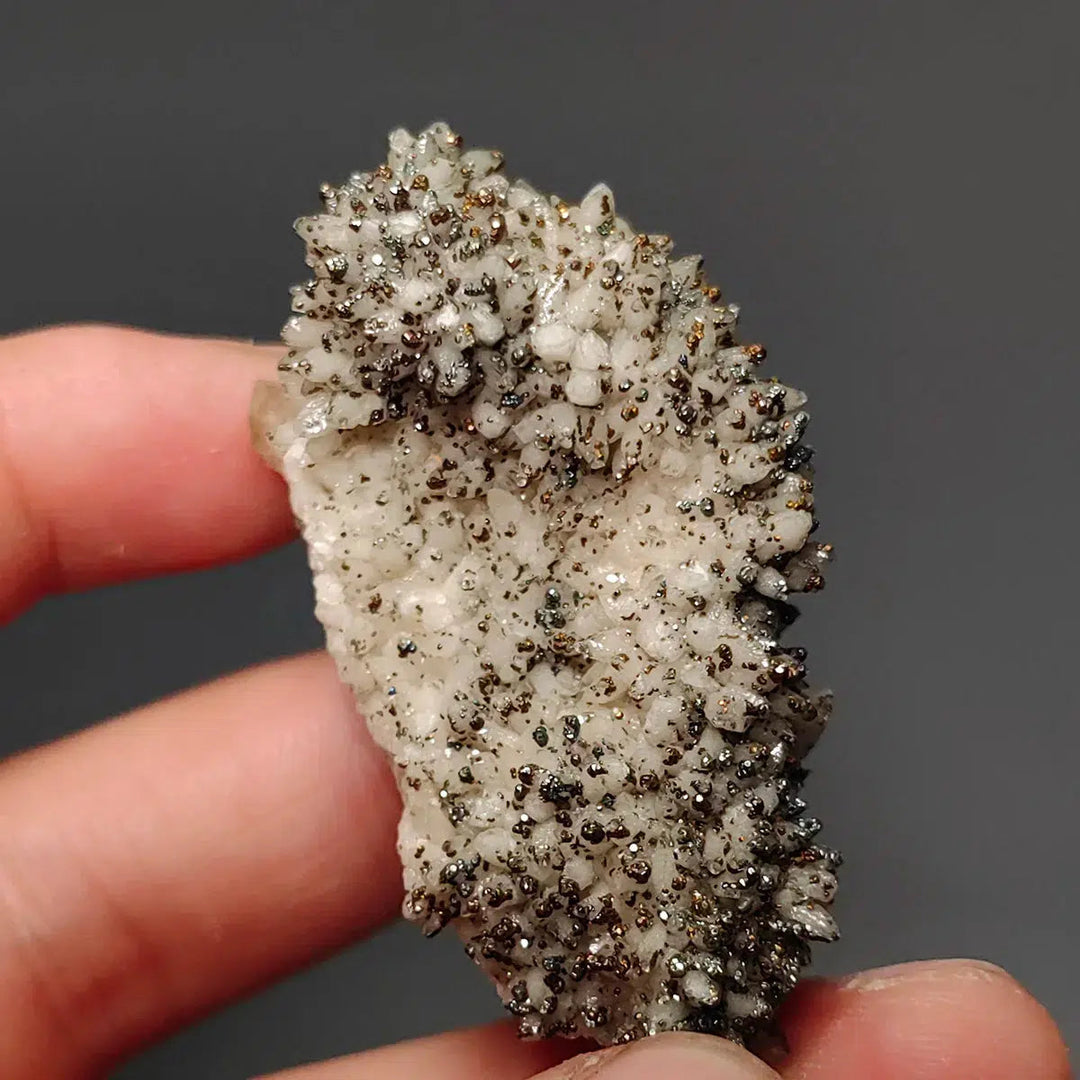 Calcite and Pyrite Mineral Specimen