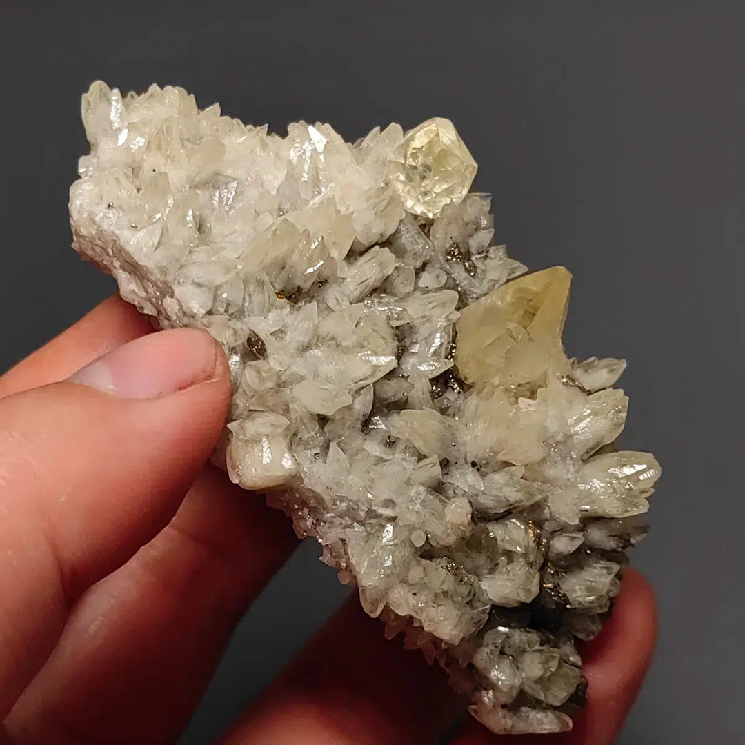 Calcite and Pyrite Mineral Specimen