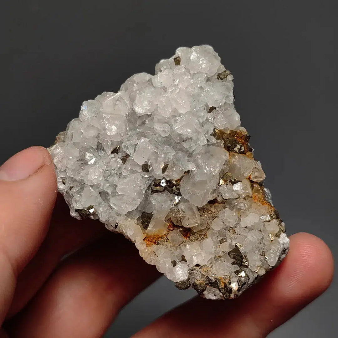 Calcite and Pyrite Mineral Specimen