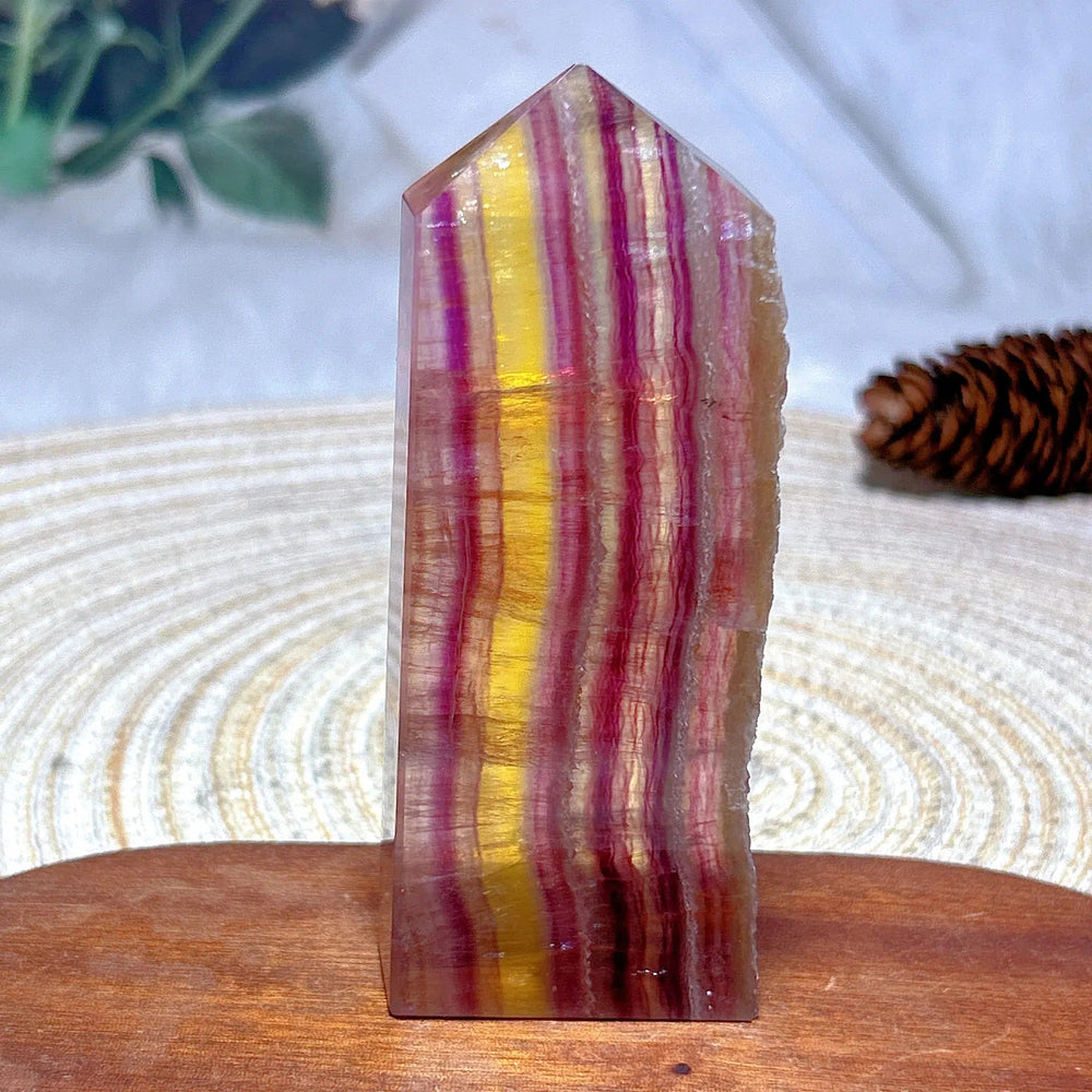 Candy Color Fluorite Druzy Tower