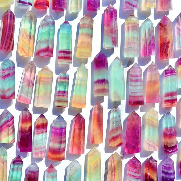 “Candy” Fluorite Crystal Tower