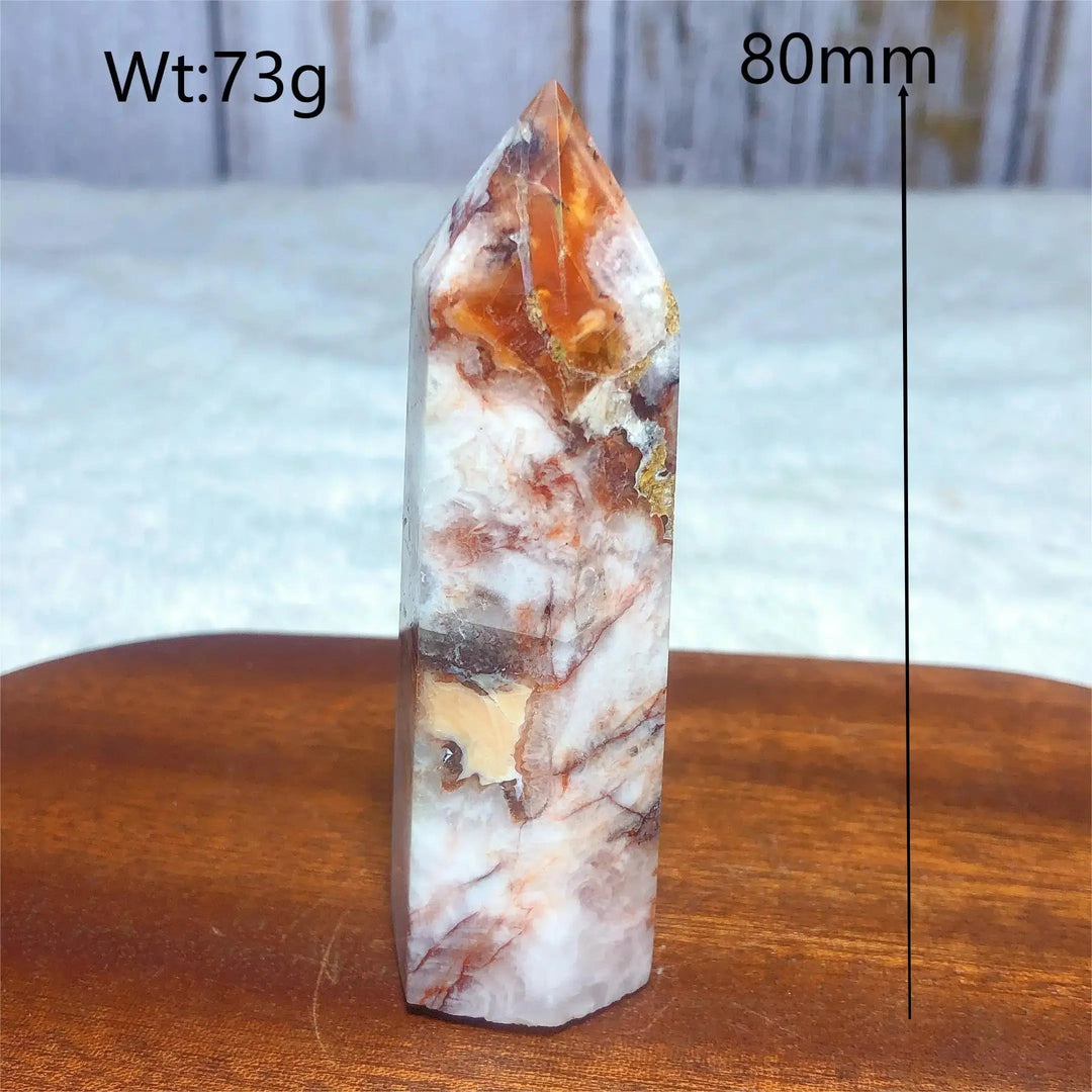 Cappuccino Agate Tower