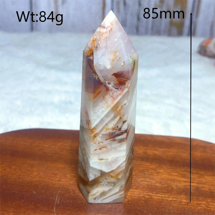 Cappuccino Agate Tower