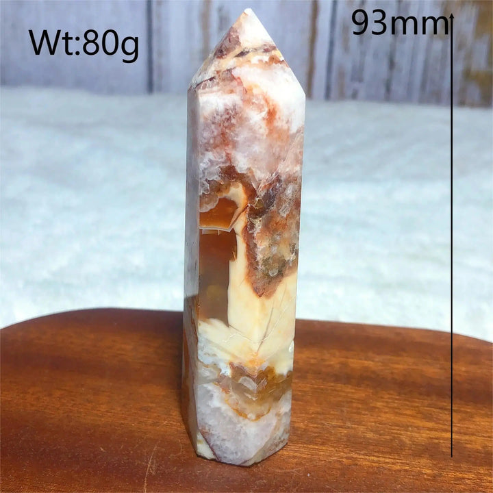 Cappuccino Agate Tower