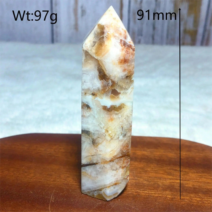 Cappuccino Agate Tower