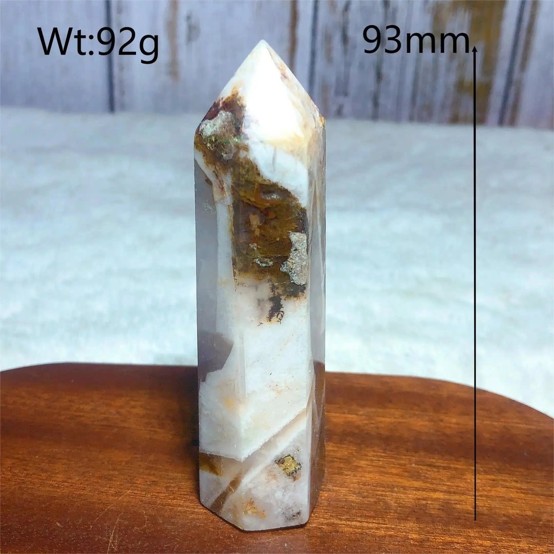 Cappuccino Agate Tower