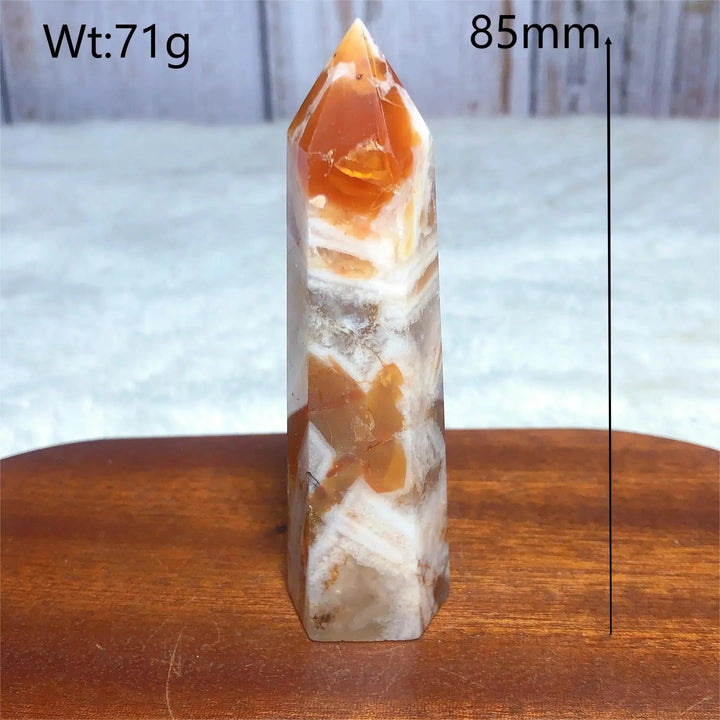 Cappuccino Agate Tower