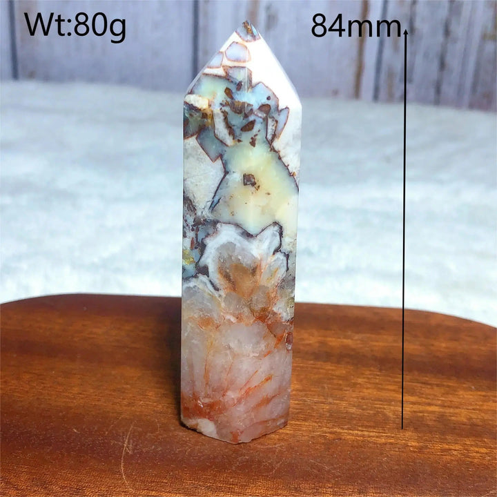 Cappuccino Agate Tower