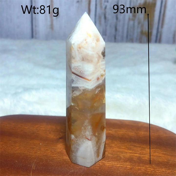 Cappuccino Agate Tower