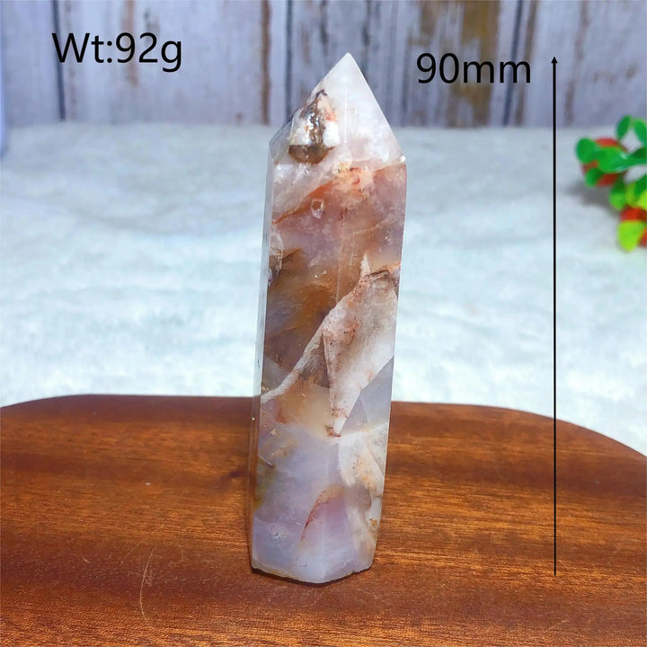 Cappuccino Agate Tower