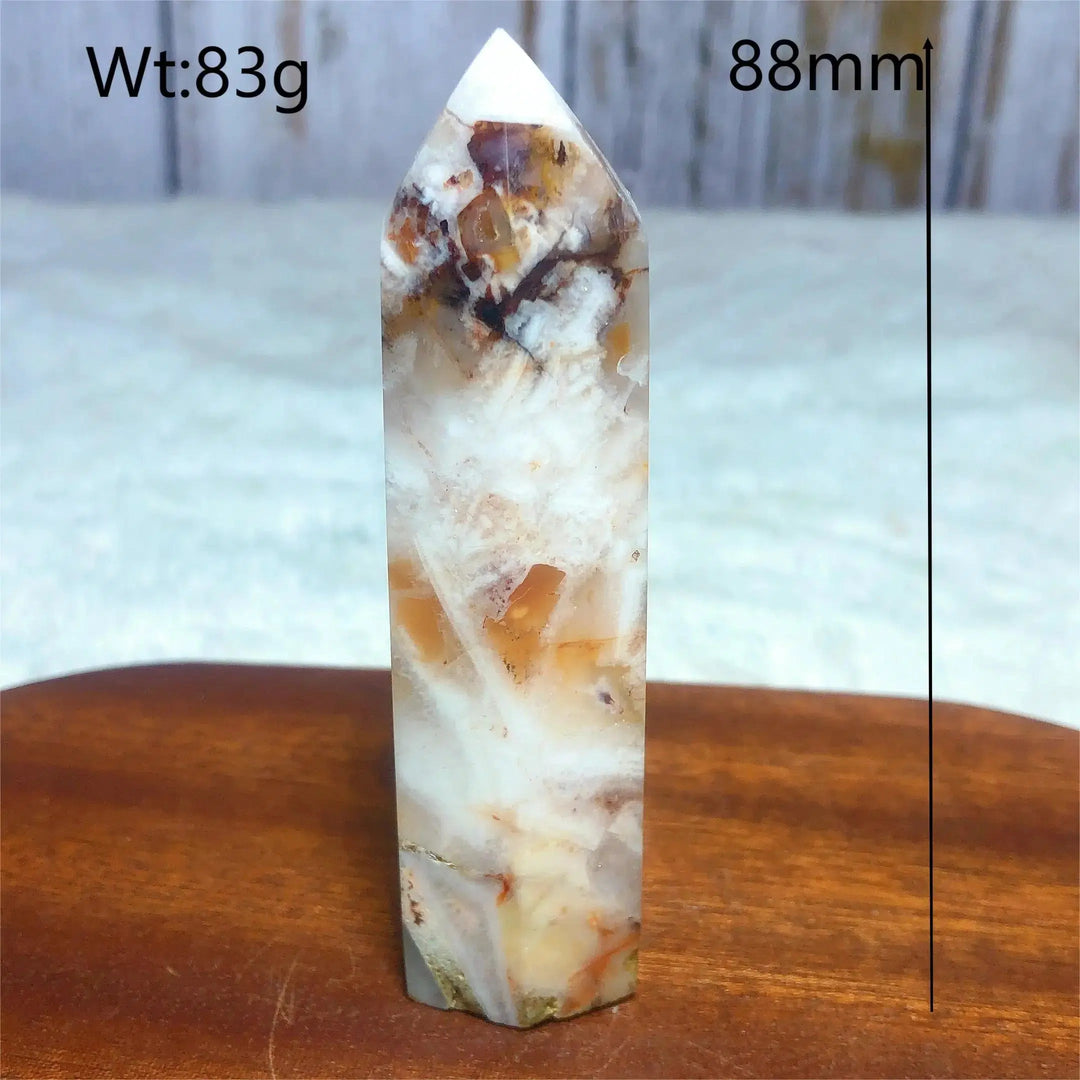 Cappuccino Agate Tower