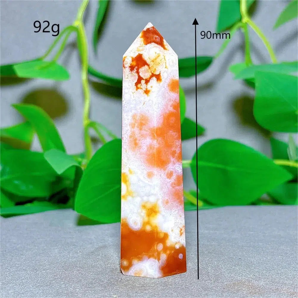 Carnelian Agate Crystal Tower