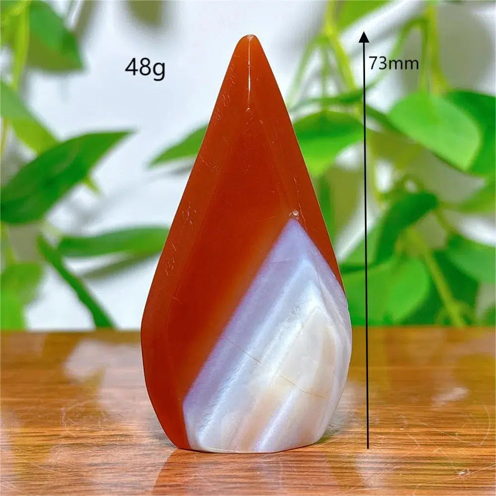 Carnelian Agate Freeform Torch