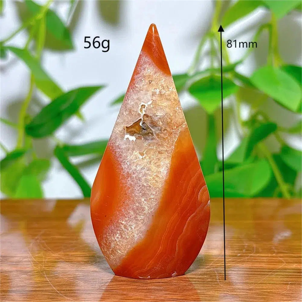 Carnelian Agate Freeform Torch